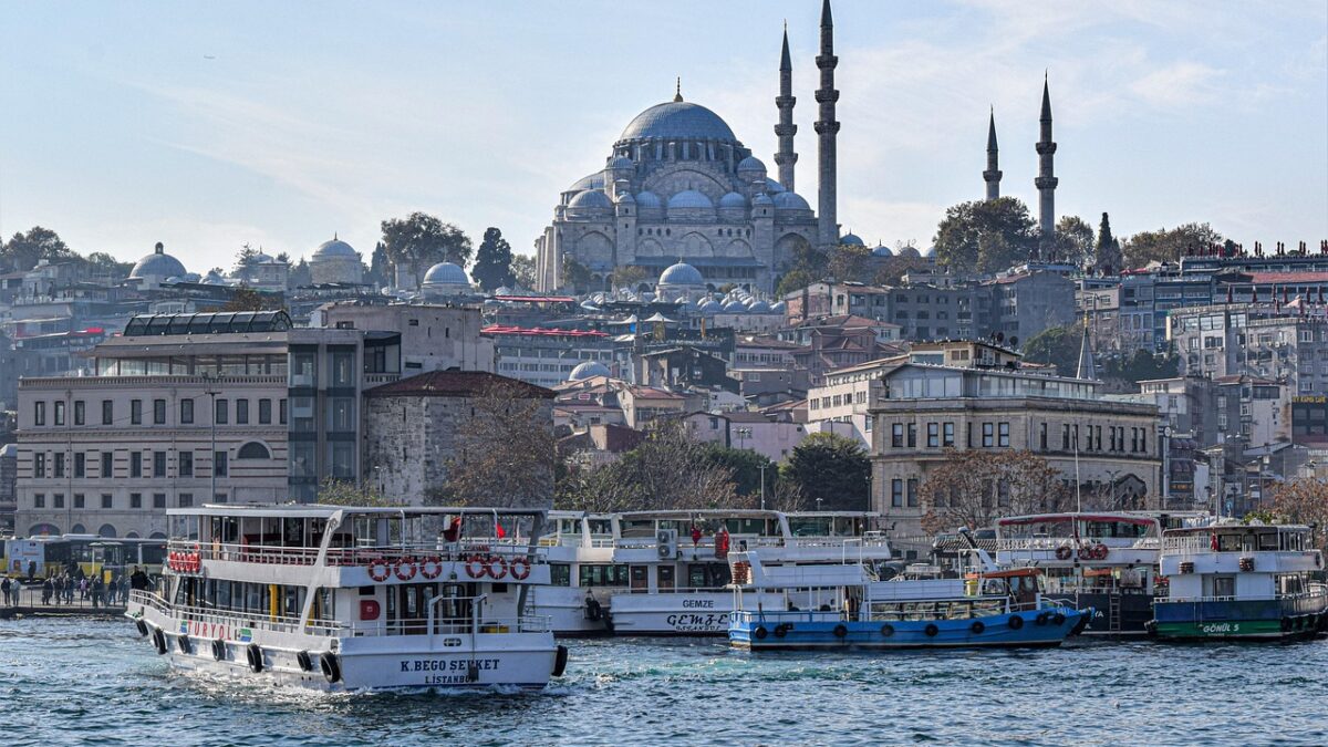 İstanbul'un kuzeyinde Karadeniz kıyısında bir sahil kasabası ve tekneler