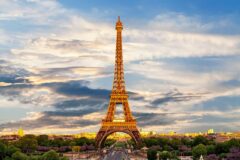 Paris, Amsterdam ve Roma'yı bir arada gösteren ilk Avrupa gezisi rotası için kapak görseli