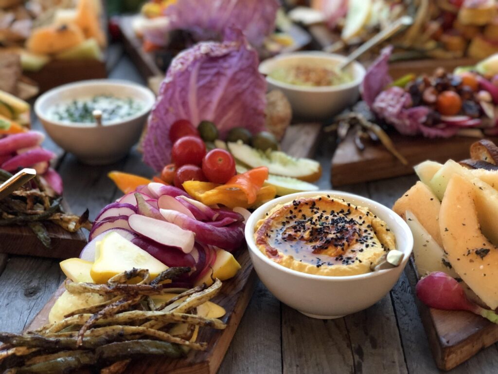 Lübnan mutfağından meze sofrası