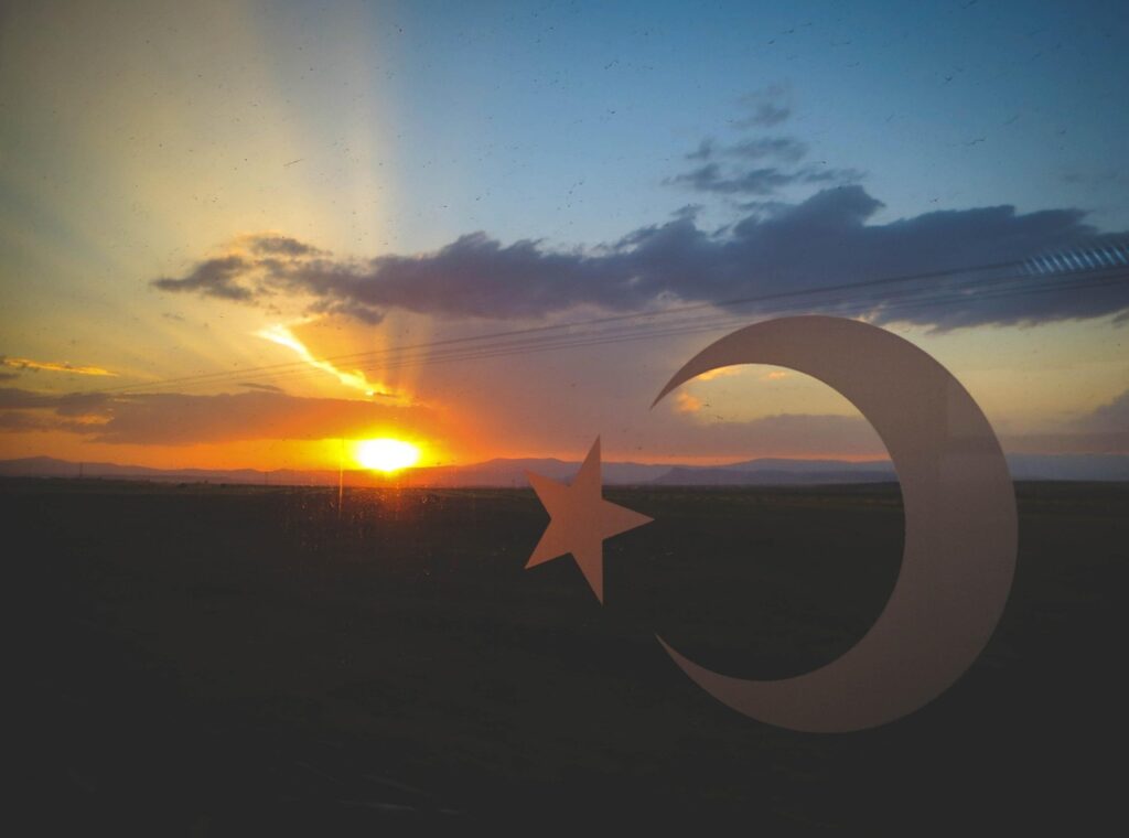 Türkiye'de tren yolculuğu sırasında manzara
