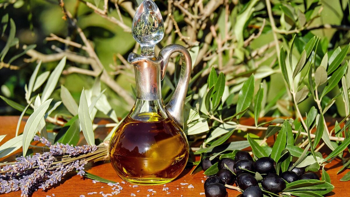 Ege kıyısında zeytin ağaçlarının arasında uzanan bir zeytinlik manzarası